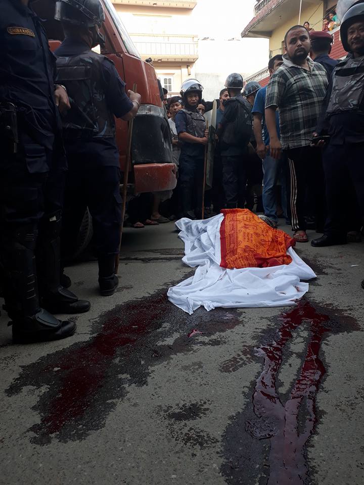बानियाँटारमा ट्रकले ठक्कर दिँदा एक जनाको घटनास्थलमा मृत्यु