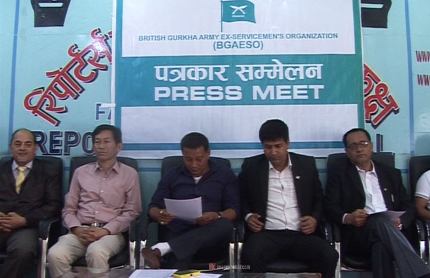 गोर्खा भर्तीसम्बन्धी त्रिपक्षीय सन्धि खारेज गर्न सरकारसँग माग