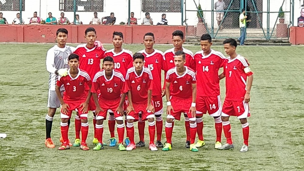 साफ यू-१५ च्याम्पियनसिपमा नेपाल भारतसँग २-१ले पराजित
