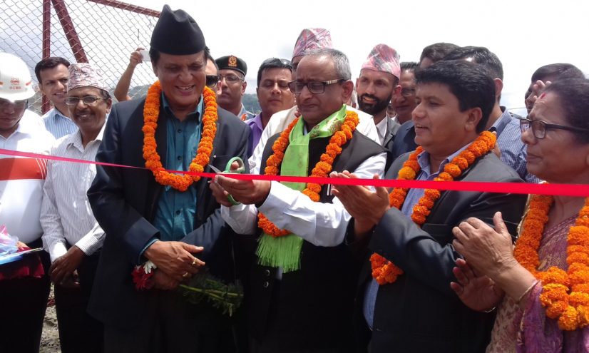 राष्ट्रिय गौरवको आयोजना पोखरा क्षेत्रीय अन्तर्राष्ट्रिय विमानस्थलको निर्माण कार्य शुरु