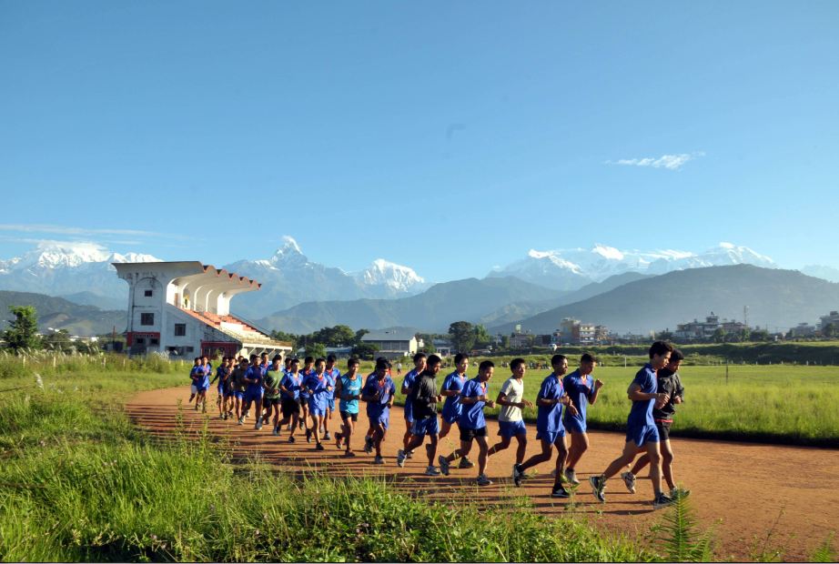 पोखरा रंगशालाबाट लाहुरे ट्रेनिङ हट्ने