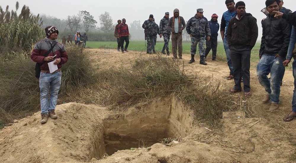 नेपालीको विरोधपछि सिमानामा पिलर गाड्न रोकियो