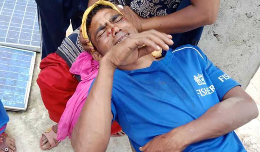 गाउँले कुट्ने प्रहरी हवलदार निलम्वित