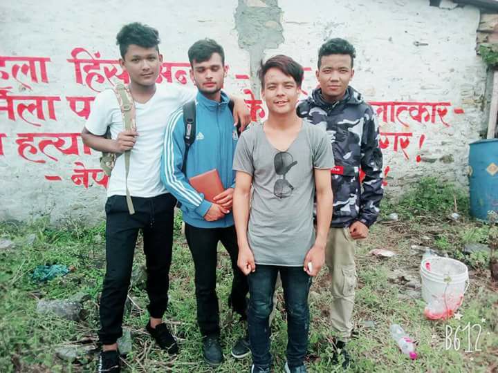 भित्तेलेखन गरिरहेका नेकपाका ६ जना नेता तथा कार्यकर्ता गिरफ्तार