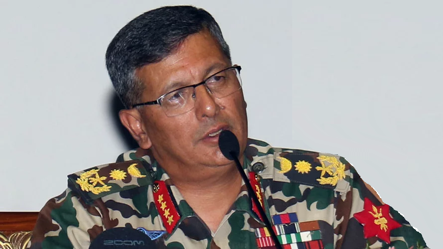 सेनाभित्रको भ्रष्टाचार नियन्त्रण गर्न सेनाको एक्लो प्रयासले मात्रै असम्भव : प्रधान सेनापति थापा
