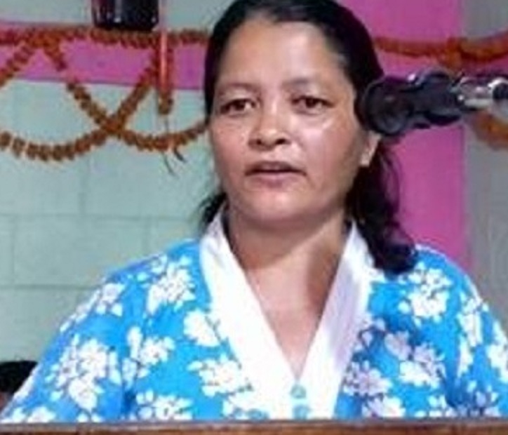 ने.क.पा.की केन्द्रीय सदस्य एबम अनेमसंघ (क्रान्तिकारी)की अध्यक्ष चन्द गिरफ्तार
