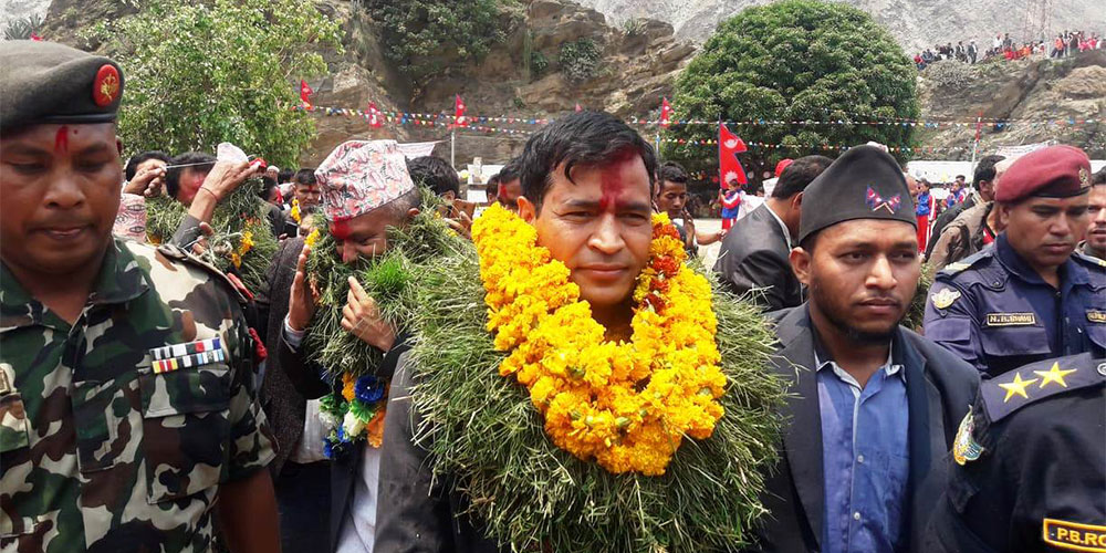 कर्णाली प्रदेशका मुख्यमन्त्री शाहीलाइ लक्षित गर्दै बम बिष्फोट, कार्यक्रममा सहभागी भागाभाग
