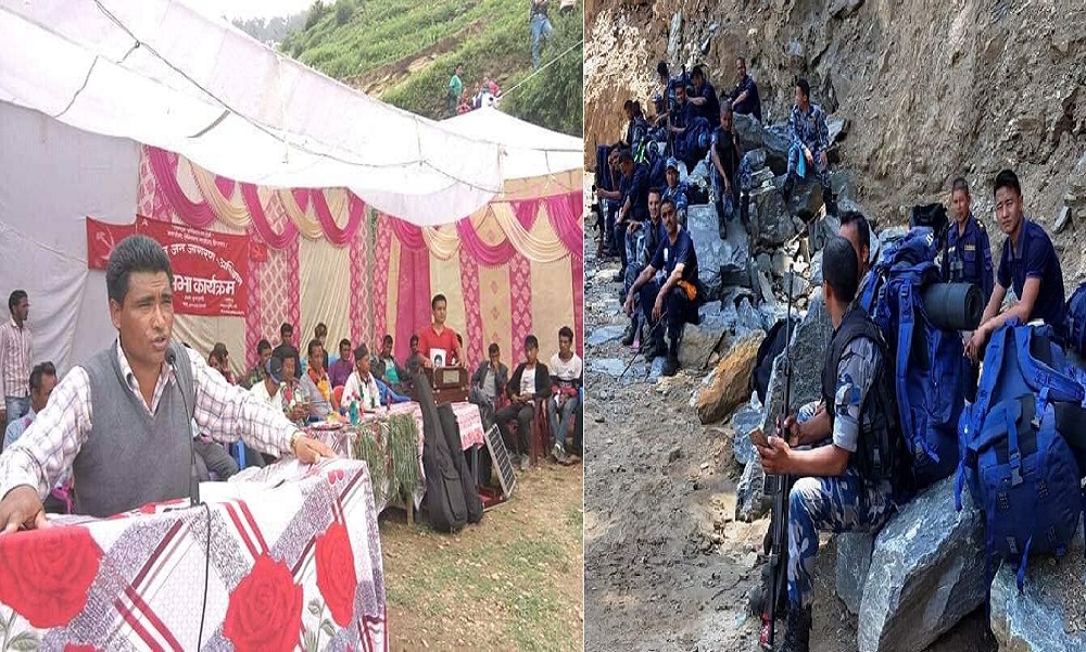 कालिकोटमा प्रहरी र ने.क.पा. कार्यकर्ता भिडन्तको तयारीमा, स्थानीय त्रसित