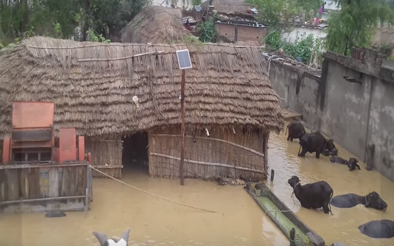 भारतद्वारा निर्मित लक्ष्मणपुर बाँधकाकारण बाँकेका विभिन्न क्षेत्र डुबानमा