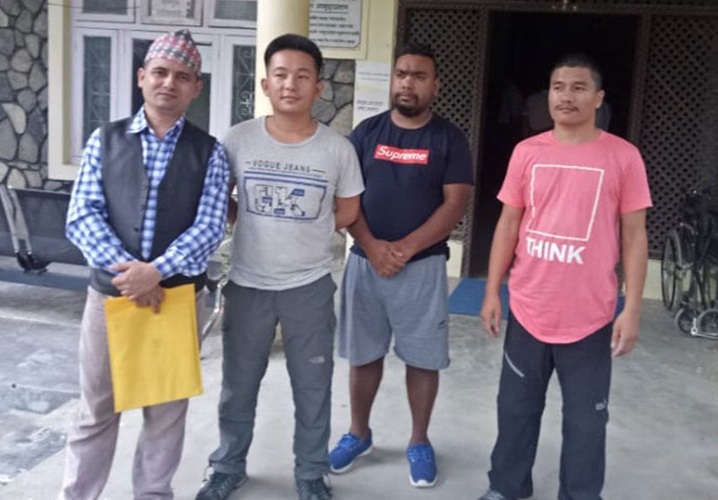 ने.क.पा. कास्कीका चार नेता फेरी अदालत परिसरबाट पक्राउ