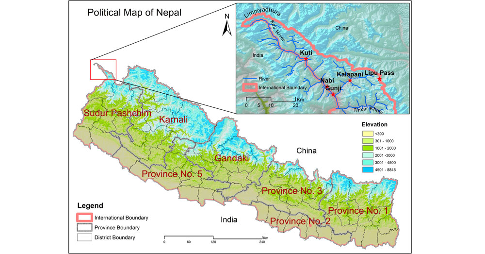 सरकार नेपालको नयाँ नक्शा बनाउन अनिच्छुक :जनस्तरबाट निर्मित नयाँ नक्शा मन्त्रीहरुद्वारा गायब