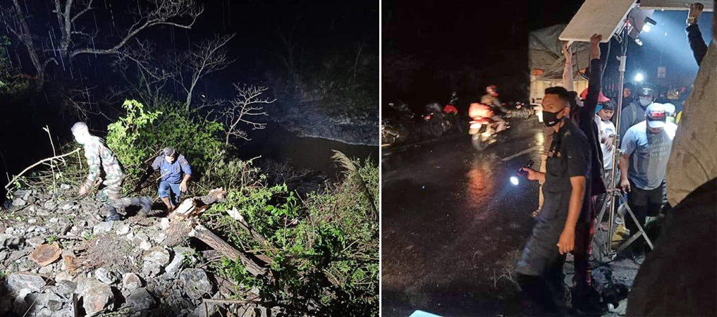 पोखराबाट दाङ जादै गरेको यात्रुबाहक बस आँबुखैरेनीमा दुर्घटनाग्रस्त, तीनको घटनास्थलमा नै मृत्यु, २१ घाईते