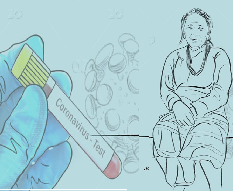 र्‍यापिड टेष्टमा नेगेटिभ, पीसीआर विधिमा पोजिटिभ : ६५ वर्षिया महिलालाई कोरोना संक्रमण