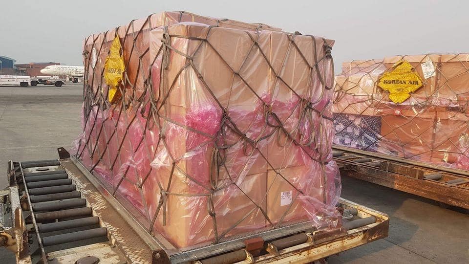 एनआरएनएद्वारा चार हजार टेष्ट किटसहितको स्वास्थ्य सामग्री सरकारलाई हस्तान्तरण