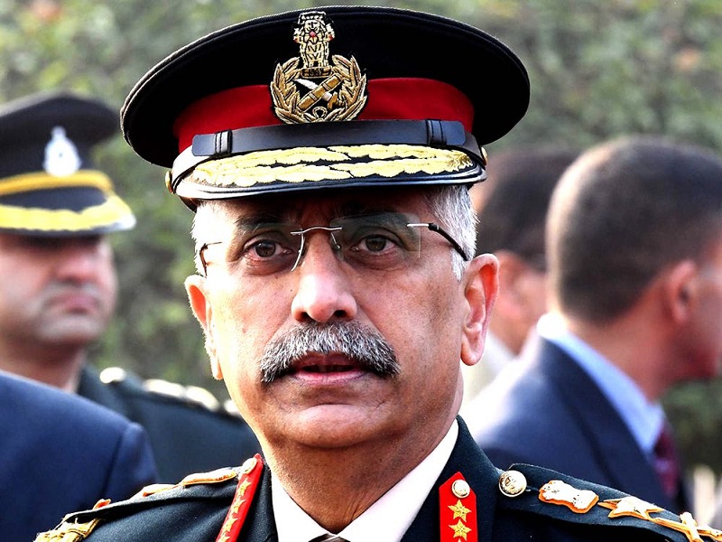 चीनको इशारामा नेपालले लिपुलेक मुद्दा उठाएको भारतीय सेना  प्रमुख  नराभनको आरोप