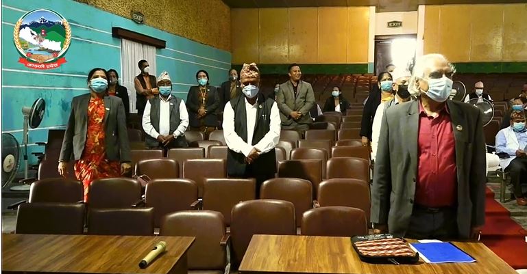 नेपाली कांग्रेसद्वारा गण्डकी प्रदेश्सभा अवरुद्ध : सरकारले जनस्वास्थ्यलाई पैसासँग दाँजेको आरोप