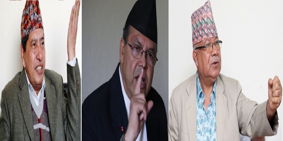 सत्तारुढ नेकपाभित्रको बिबाद समाधान कार्यदल गठनप्रति नेपाल, खनाल र श्रेष्ठको प्रश्न : अवैधानिक भएको टिप्पणी