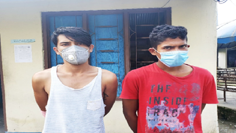 छ किलो गाँजा सहित भरत्पोखरीबाट दुई जना पक्राउ