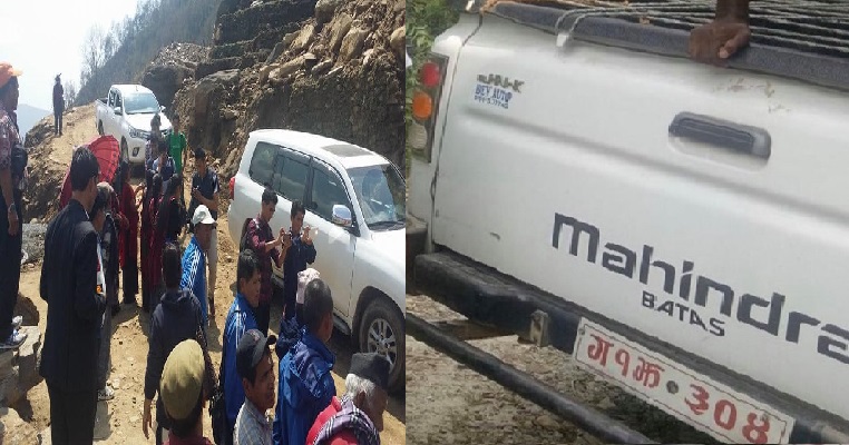 मादी गाउँपालिका अध्यक्ष गुरुङ चढ्ने गाडी तोडफोड गरेको आरोपमा एक युवक पक्राउ