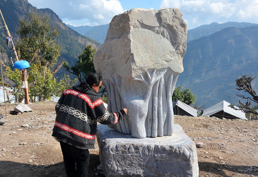 बागलुङमा आगन्तुक तान्दै मूर्तिकला सङ्ग्रहालय