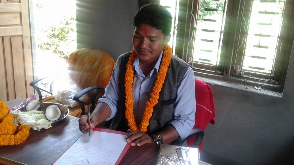 वडा नं ७ का वडाध्यक्ष लाल गुरुङ मादी गाउँपालिकाको प्रवक्ता
