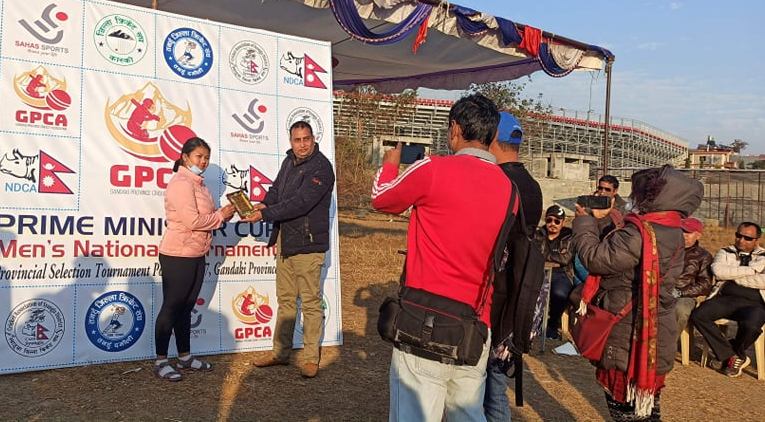 गण्डकी प्रदेश स्तरिय क्रिकेट प्रतियोगिता : कास्की बन्यो प्रदेश च्याम्पियन