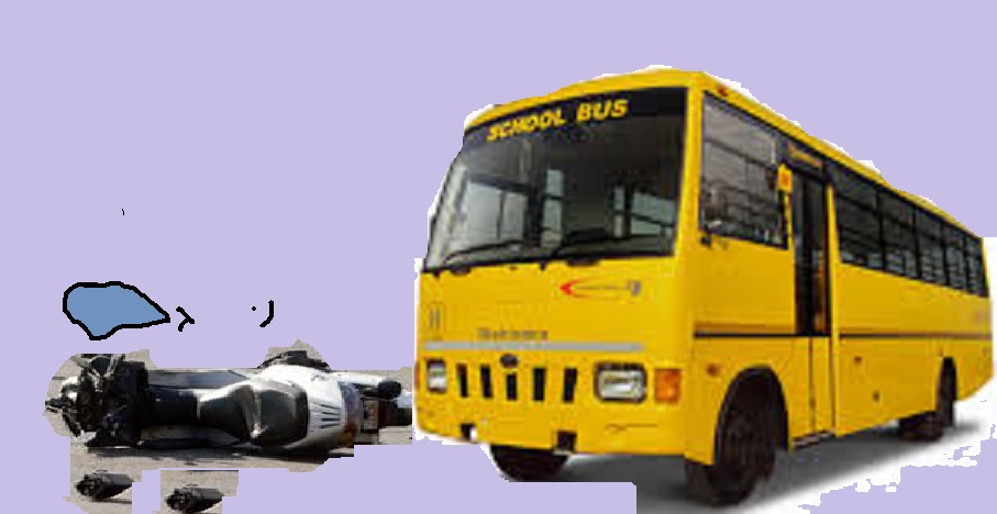 स्कुल बसले स्कुटरलाई ठक्कर दिंदा पोखरामा एक जनाको मृत्यु, ठक्कर दिने स्कुल बस भाग्यो