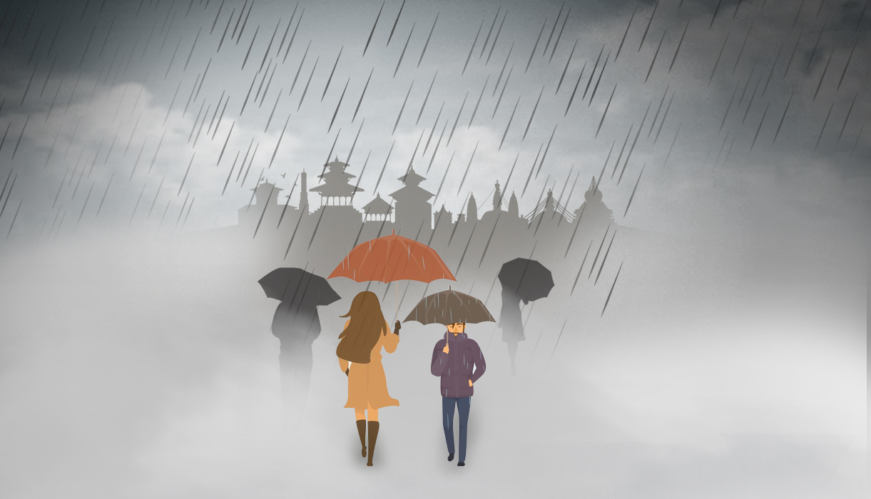 आज पनि केही स्थानमा भारी वर्षा, बिहीबारबाट मौसममा सुधार हुने