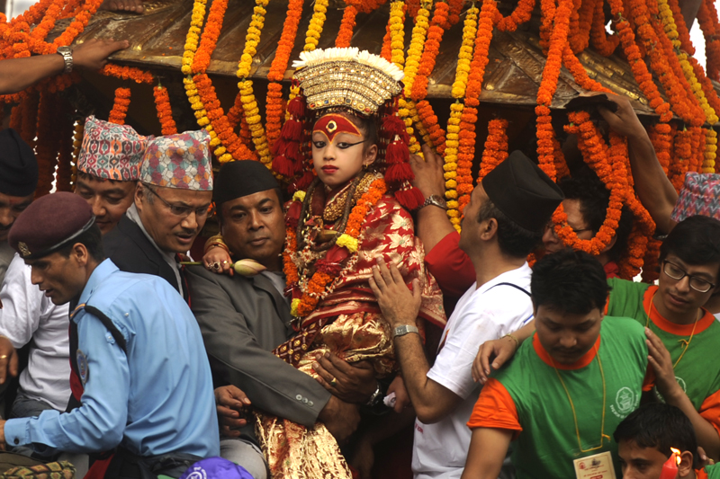 आज इन्द्रजात्रा पर्व र चतुर्दशी मनाईंदै