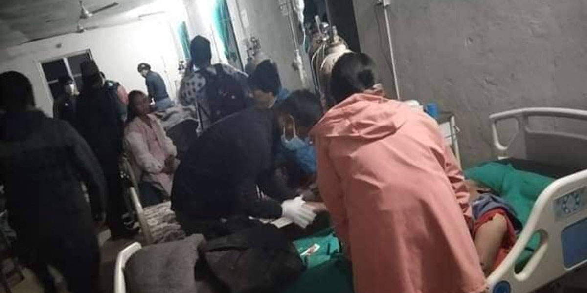जाजरकोटमा बस दुर्घटना हुँदा पाँच यात्रीको मृत्यु, २७ घाइते