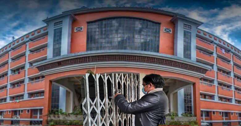 अबैध रुपमा रकम असेलेको भन्दै एमाले निकट अनेरास्ववियूद्वारा मणिपाल अस्पताल पोखरामा तालाबन्दी