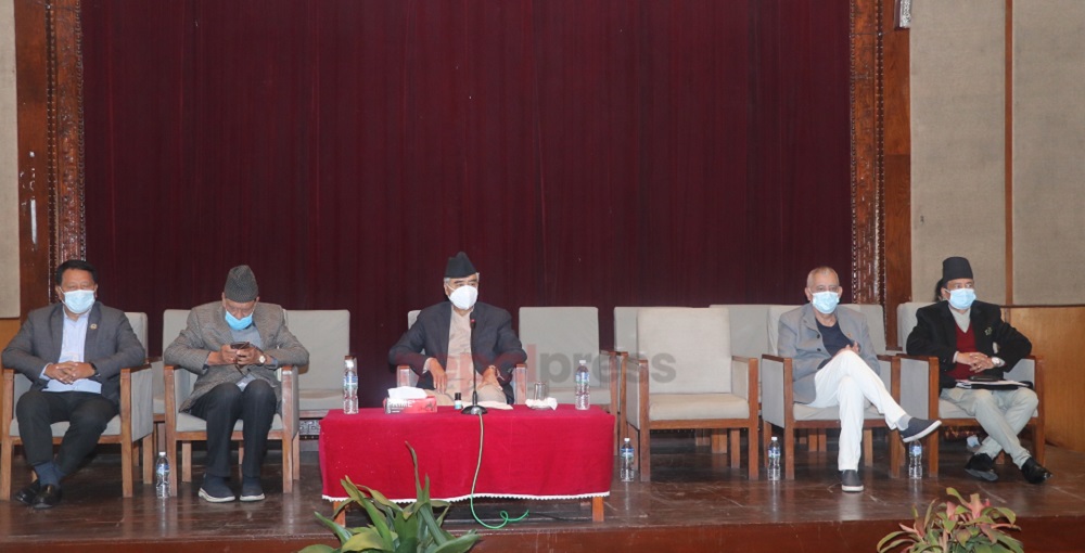 एमसीसी सम्झौता संसदबाट पारित गर्ने कांग्रेसको निर्णय : सम्झौता भोलिको बैठकमा टेबुल हुने प्रम देउबाको बिश्वास