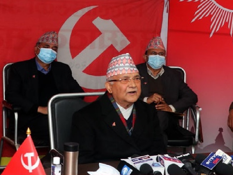 आसन्न स्थानीय तहको निर्वाचनमा सत्तारुढ गठबन्धनलाई पराजित गरेर एमाले बहुमत स्थानीय तहमा निर्वाचित हुने ओलीको दाबी