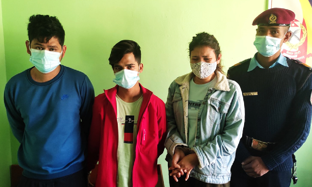 पोखराको लेकसाइडमा फ्ल्याट भाडामा लिई बेश्यावृत्ति संचालन : तीन जना पक्राउ