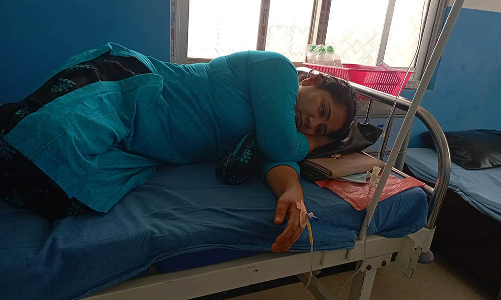 लुम्बिनीकी स्वास्थ्य राज्यमन्त्री वली अस्पताल भर्ना