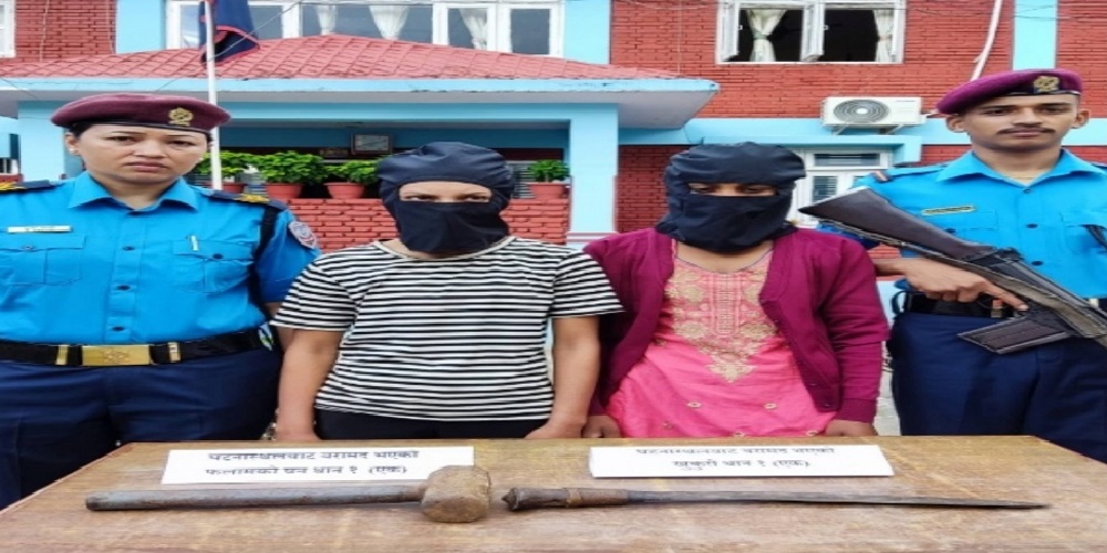 श्रीमानको घांटी छिनालेर हत्या गरेको आरोपमा बागलुङबाट दिदीबहिनी समातिए
