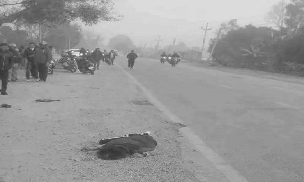 ट्याक्टरको ठक्करबाट २३ वर्षीया युवतीको मृत्यु
