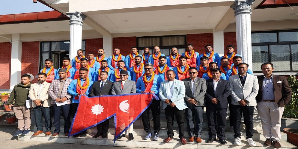 विश्वकप लिग २ जितेको खुशियालीमा प्रति खेलाडी दुई लाख दिने प्रधानमन्त्रीको घोषणा