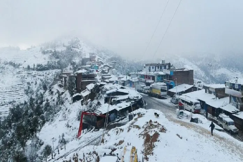 snowing, हिमपात