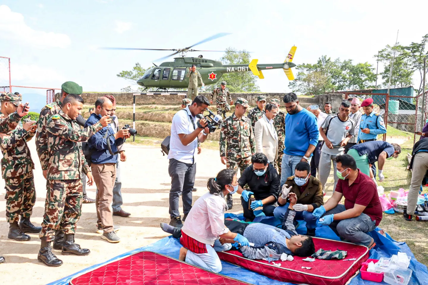 सिम्रिक एयर हेलिकप्टर दुर्घटनामा घाइते