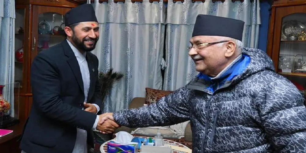 रबि लामिछाने बन्लान् त प्रधानमन्त्री ? एमाले अध्यक्ष ओलीले गरे प्रधानमन्त्रीको प्रस्ताव