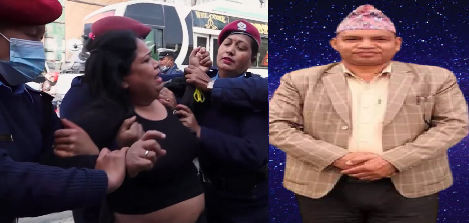 पूर्व न्यायाधिश भुवन गिरिबिरुद्ध संघर्ष गर्दै उनकी धर्मपत्नी आरती गिरी