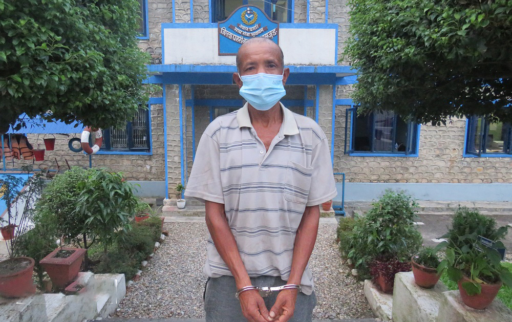 लमजुङमा ७६ बर्षीया बृद्धा वलात्कार गर्ने बाबुराम चार दिनपछि जंगलमा लुकेको अवस्थामा भेटिए