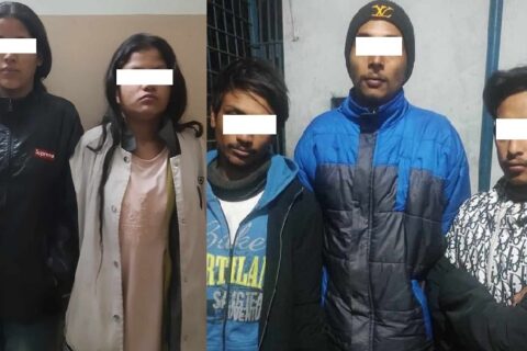 केटी मिलाई दिने प्रलोभन देखाएर पर्यटकलाई लुटपाट गर्ने दुई युवतीसहित पांच जना पोखरा बसपार्कबाट पक्राउ