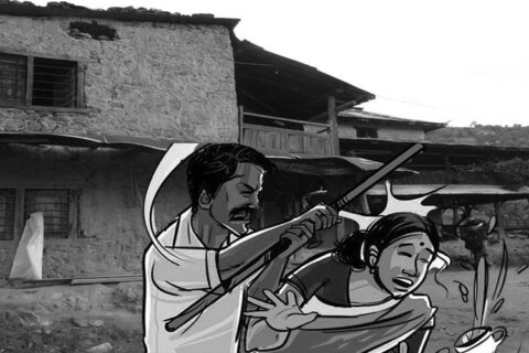 बागलुङमा श्रीमतीको कुटपिट गरी हत्या : श्रीमान पक्राउ