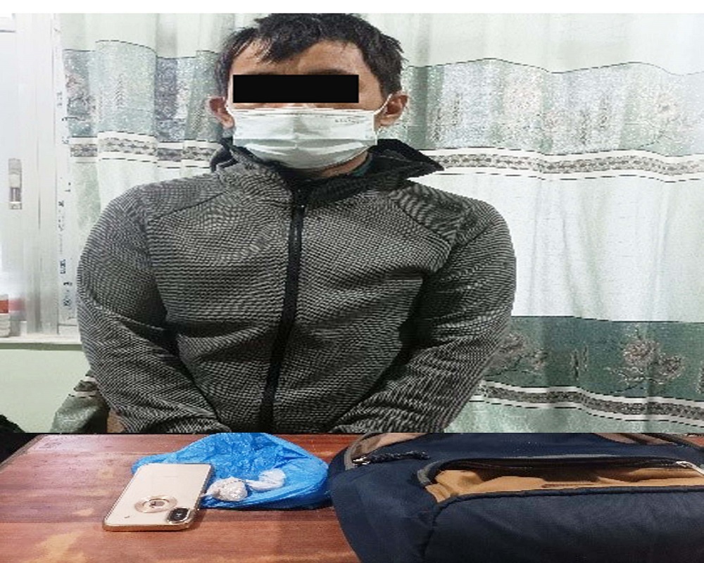 लागू औषध ब्राउनसुगर सहित पक्राउ परेका स्याङजाका अनिल गुरुङ