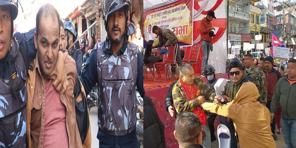 मेडिकल ब्यबसायी दुर्गा प्रसाईंमाथि आक्रमण गर्ने राम्कांत गौतम