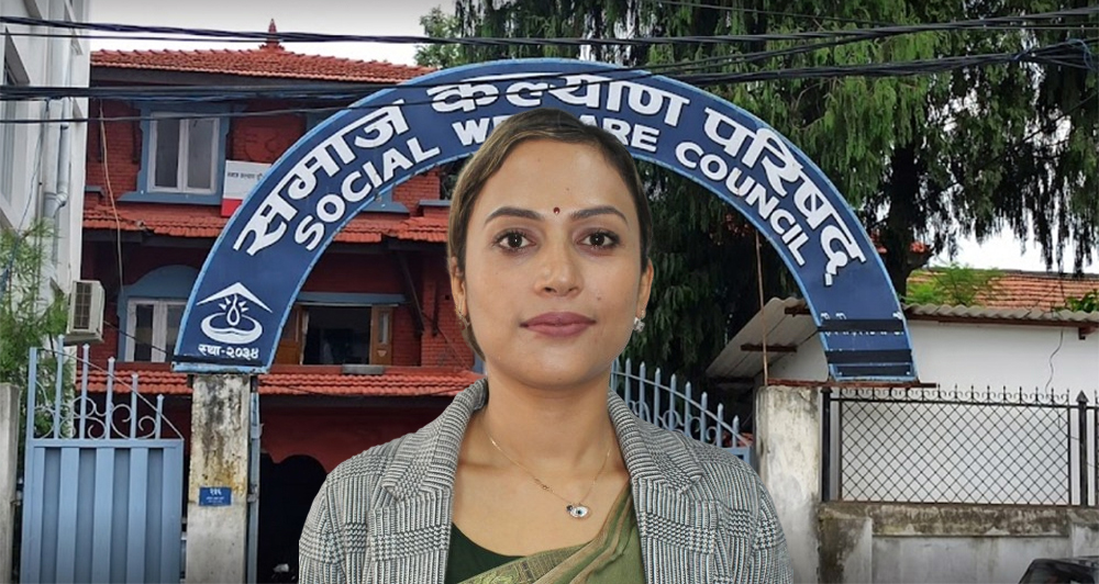 समाजकल्याण परिषद्की उपाध्यक्ष मोनिका भट्टराई अधिकारी