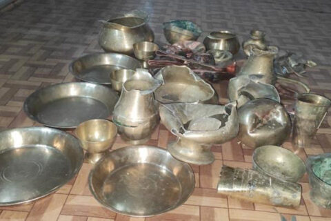 चरेशलगायत धातुका भाँडाकुँडासहित लमजुङबाट एक युवा पक्राउ