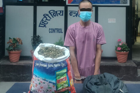 पोखरा ल्याउदै गरेको तीन किलो गाँजासहित तनहुँबाट एक युवा पक्राउ